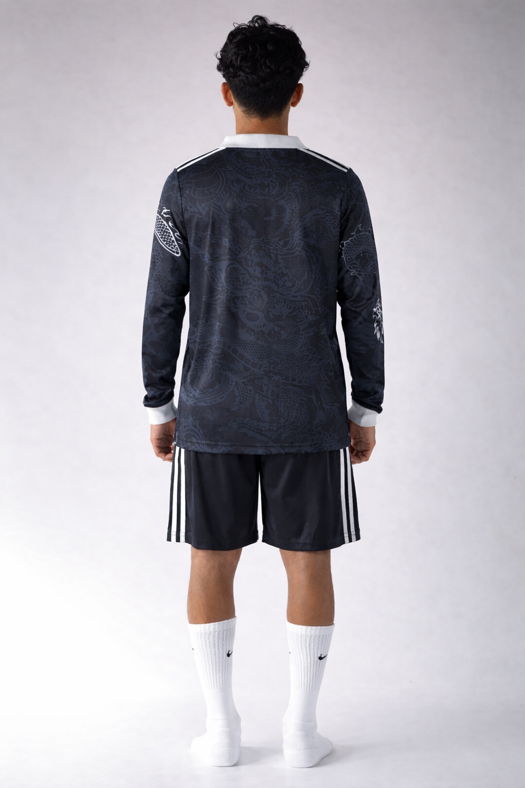 CUSTOM- Real Madrid Dragon Edition Full Sleeve (Black) - Set Version