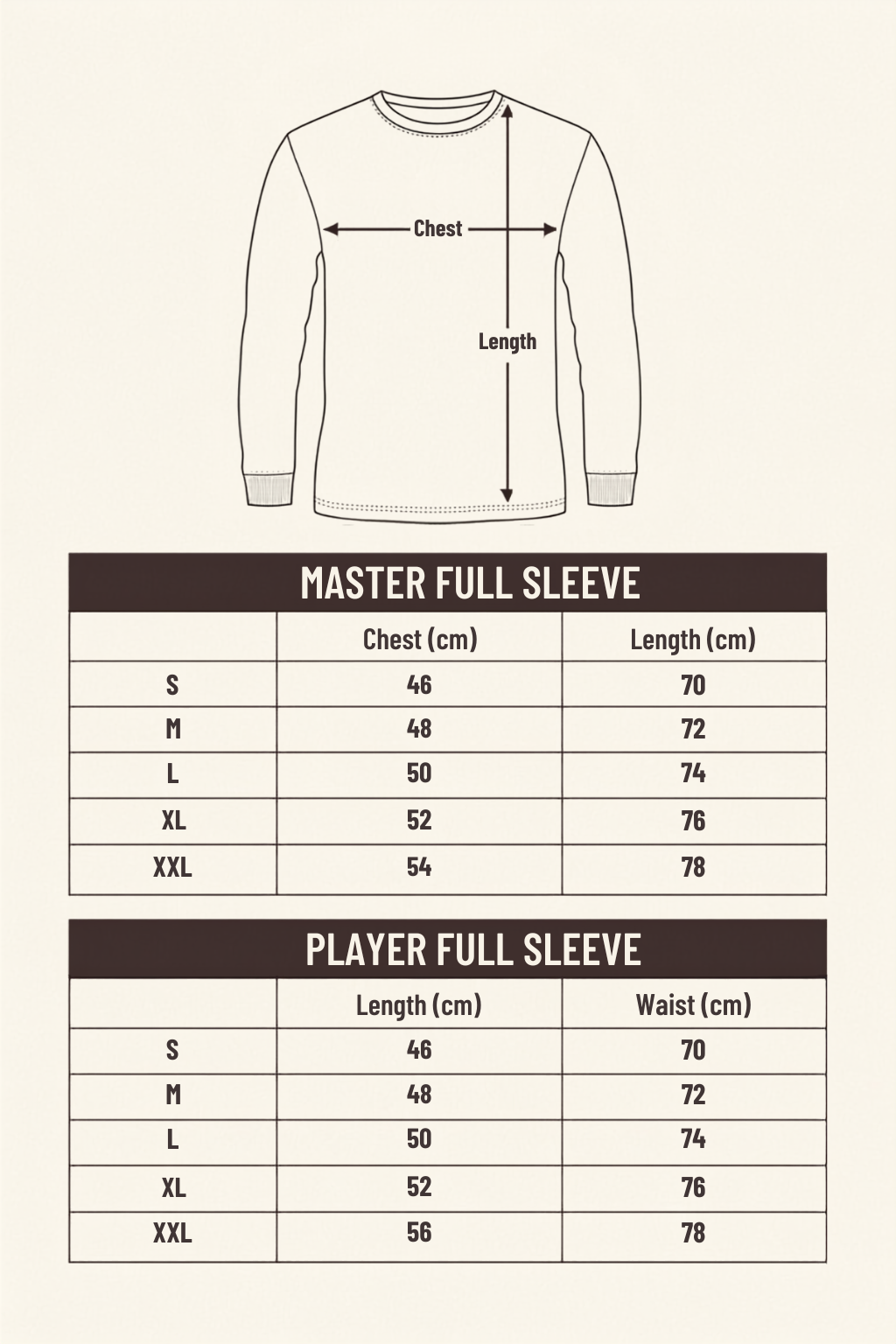 MASTER & PLAYER FULL SLEEVE