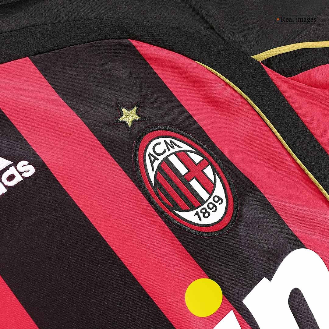 Ac Milan 2006/2007 Home Full Sleeve - Retro