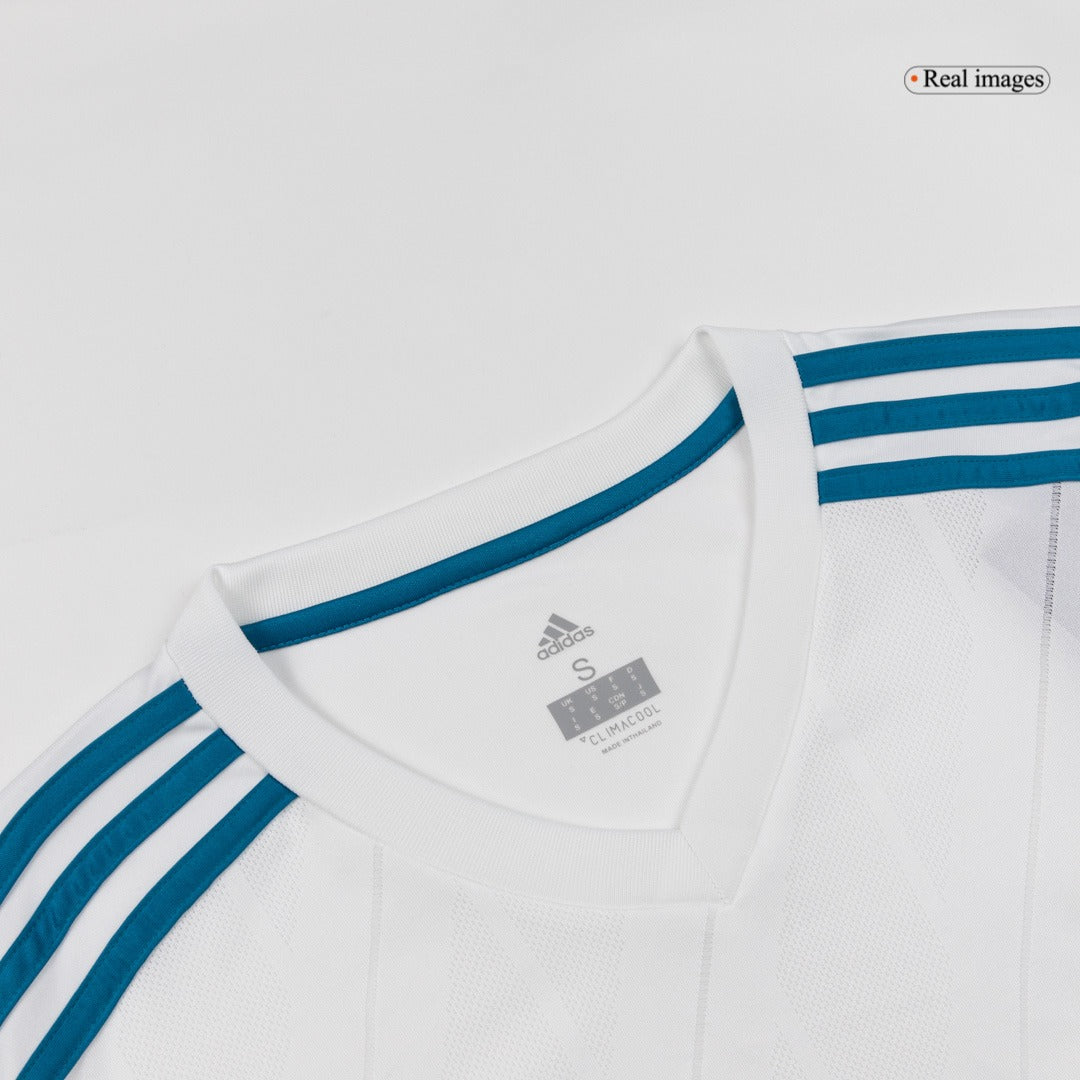 Real Madrid Home Kit 2017/18 Full Sleeve - Retro