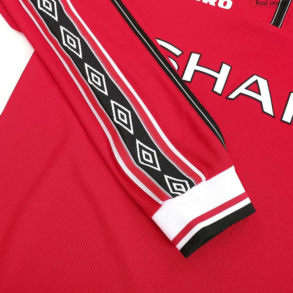 Manchester United 1998/1999 Home Full Sleeve - Retro