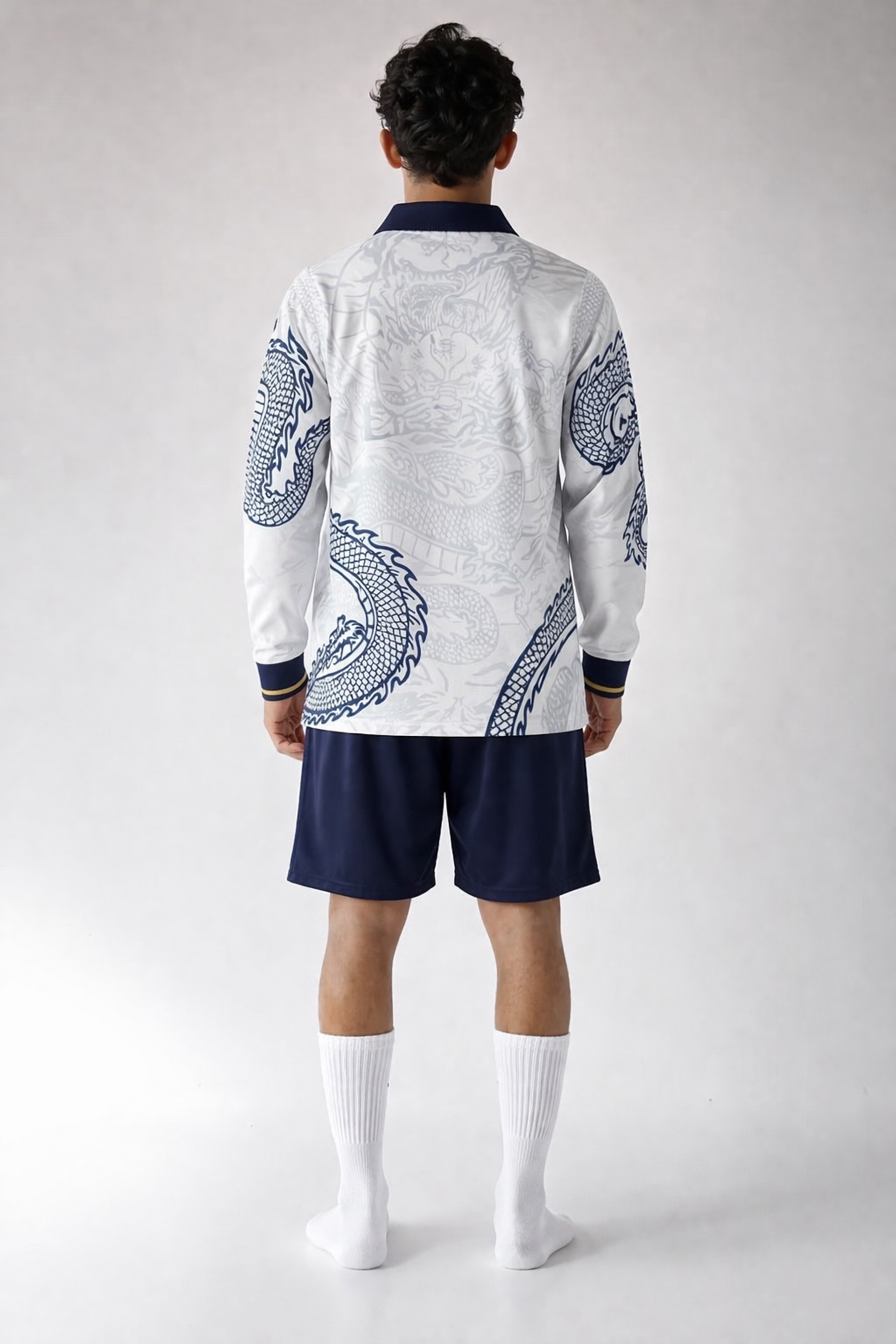 CUSTOM- Real Madrid Dragon Edition Full Sleeve (White) - Set Version
