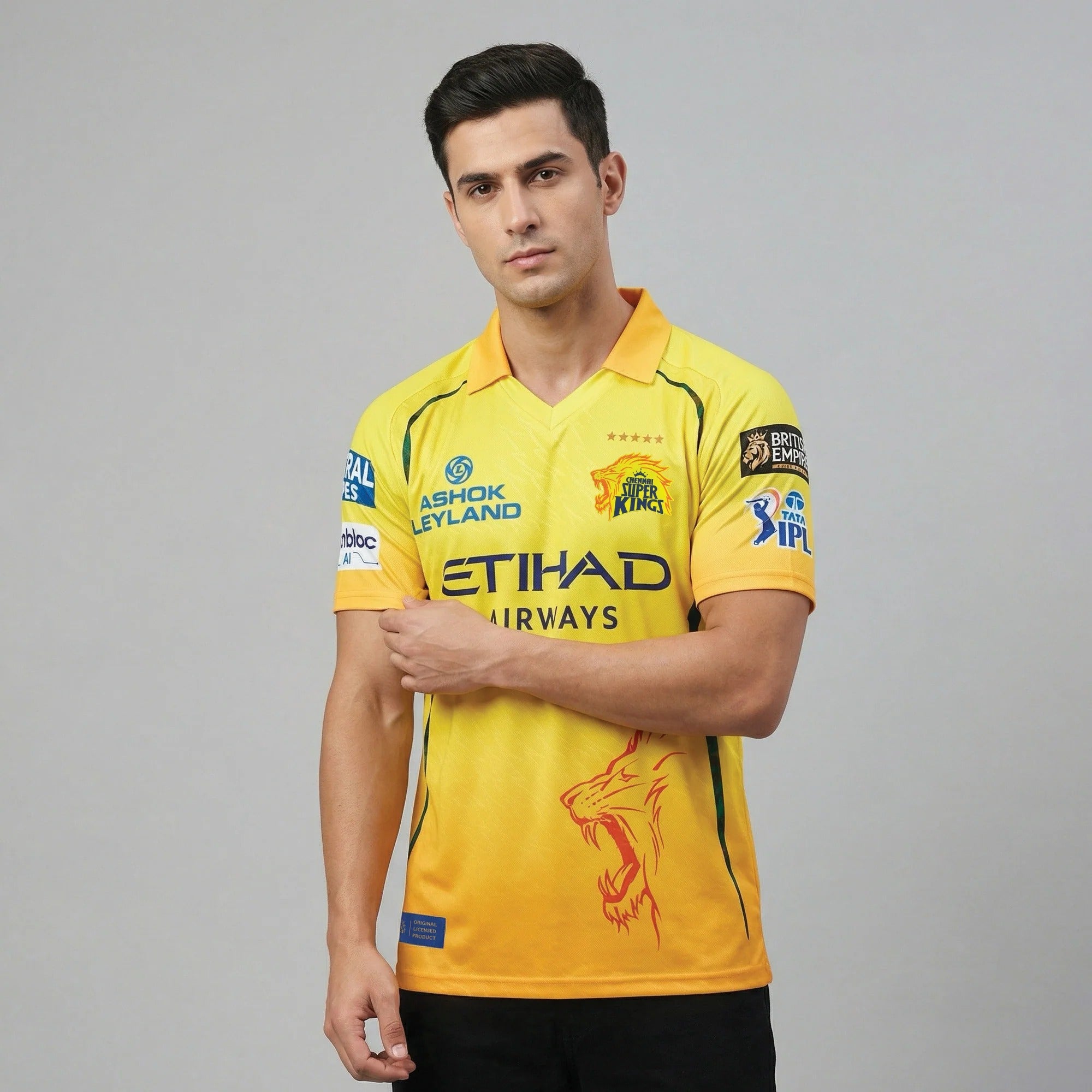 CUSTOM- CSK Samson IPL Jersey (Indian made)