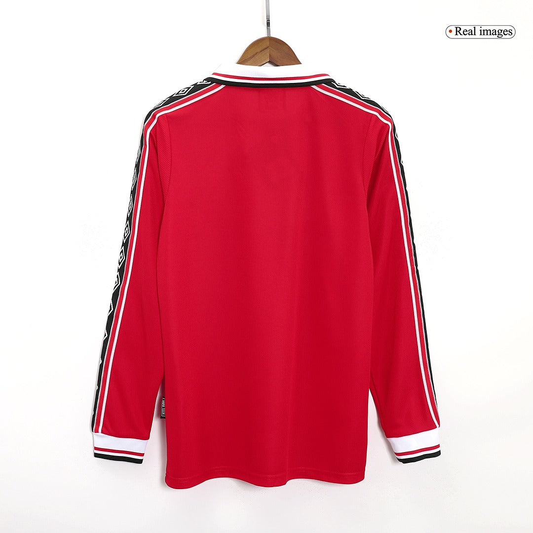 Manchester United 1998/1999 Home Full Sleeve - Retro