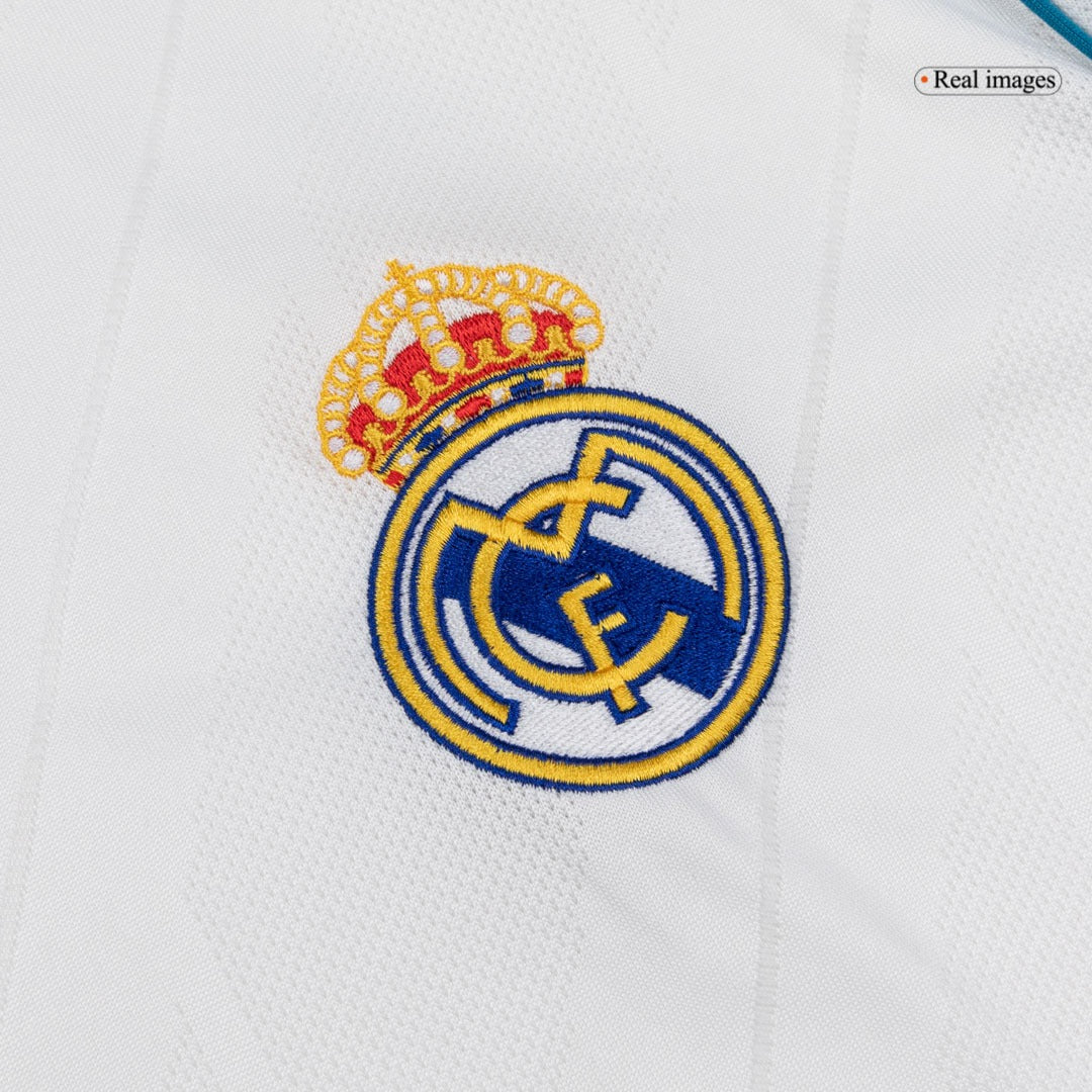 Real Madrid Home Kit 2017/18 Full Sleeve - Retro