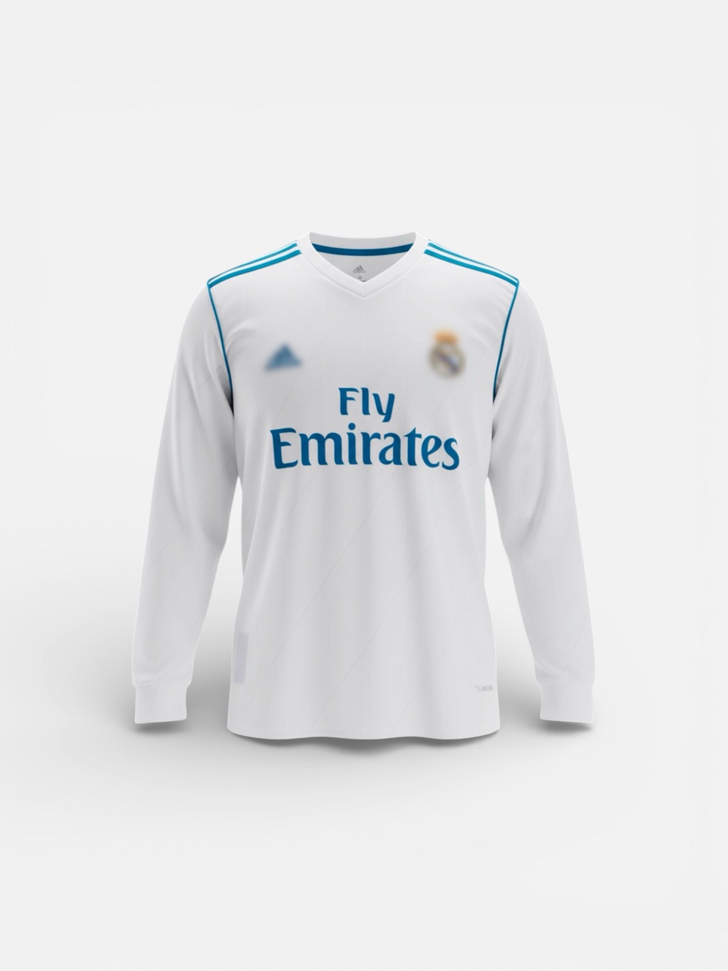Real Madrid Home Kit 2017/18 Full Sleeve - Retro