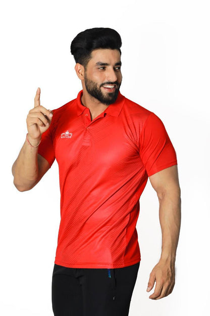 RED CUSTOMISED SHIRT