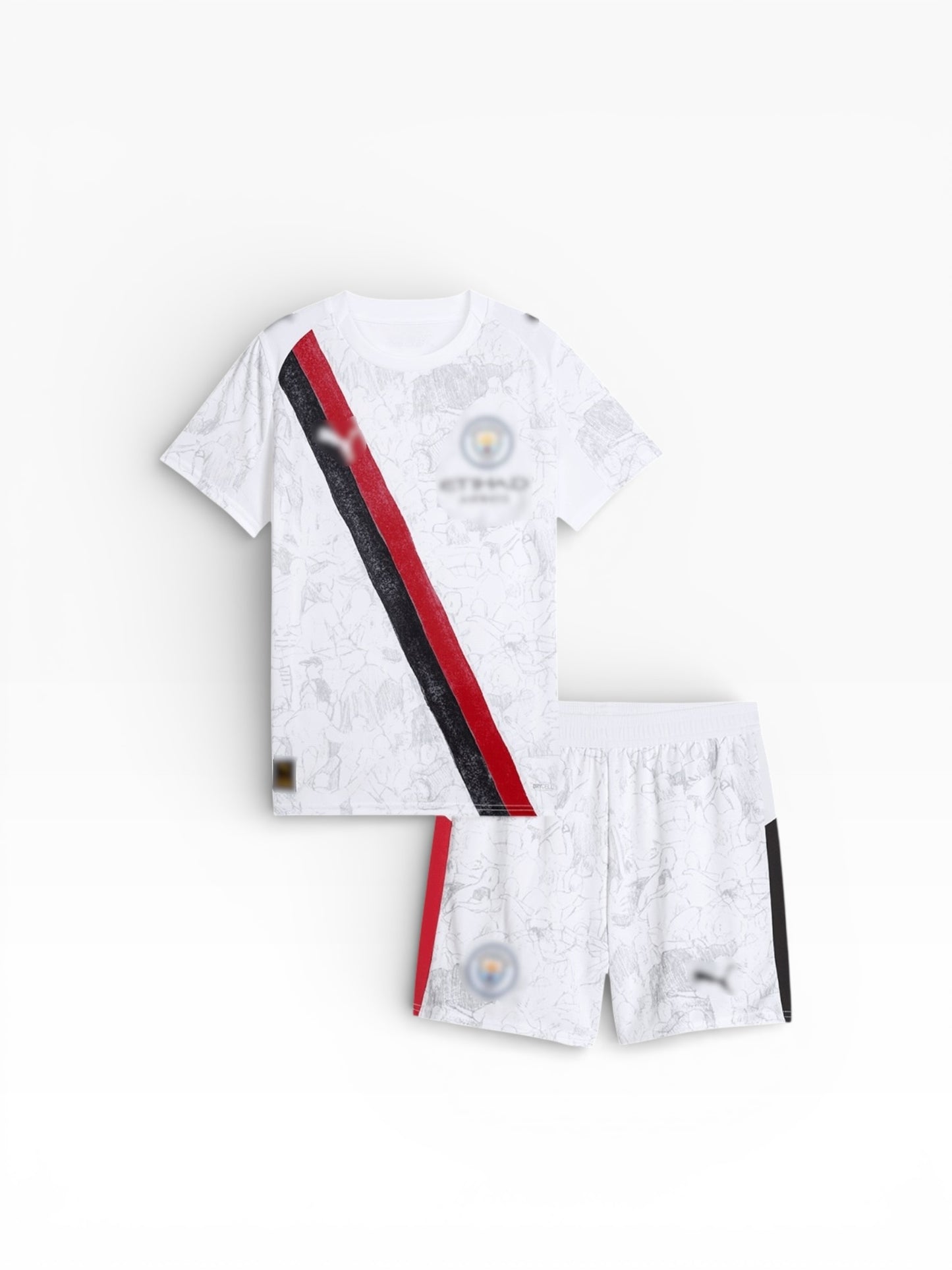 Manchester City Away Football Jersey 25/26 Set