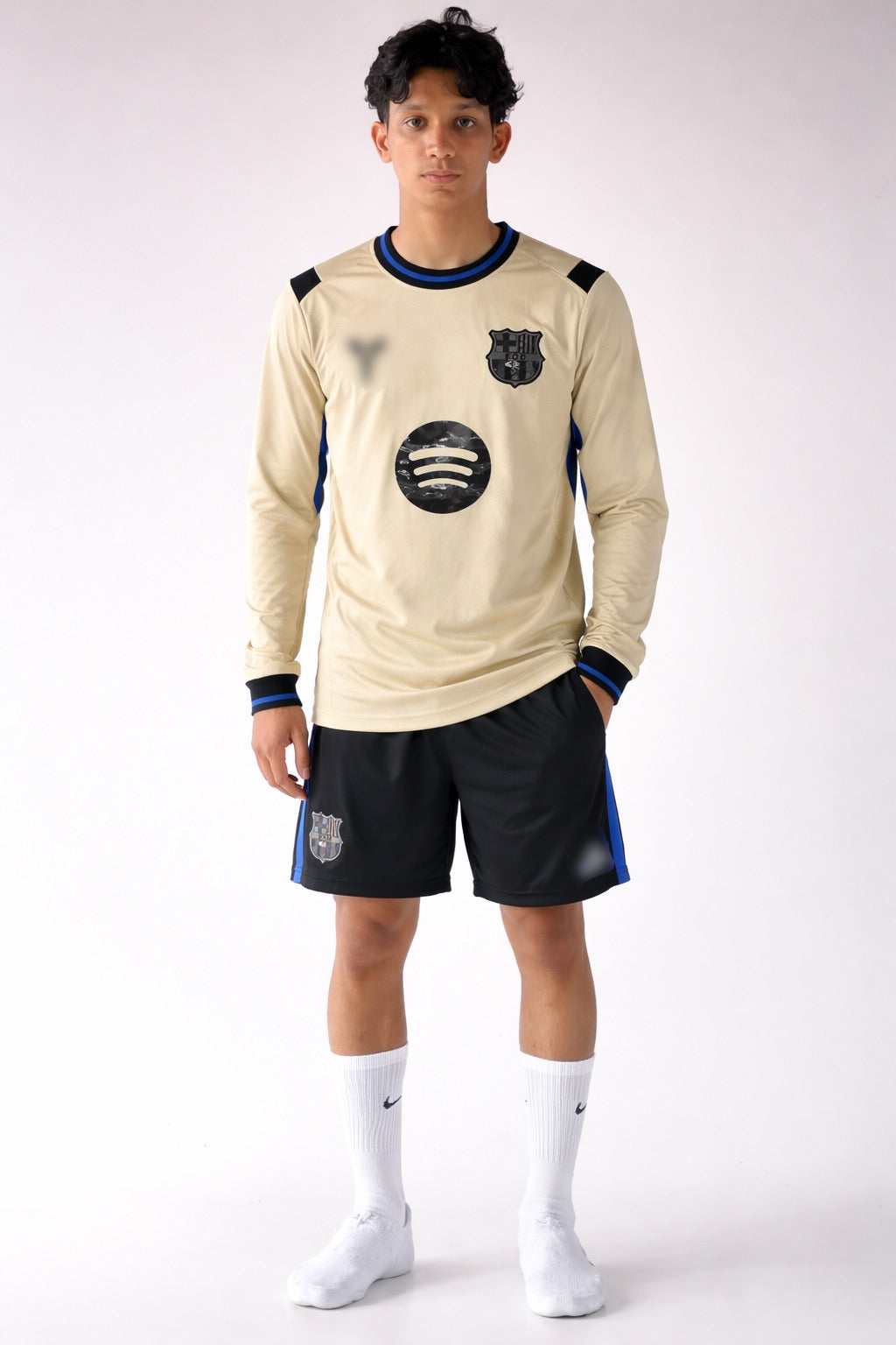 CUSTOM- Barcelona 25/26 Away Full Sleeve - Set Version